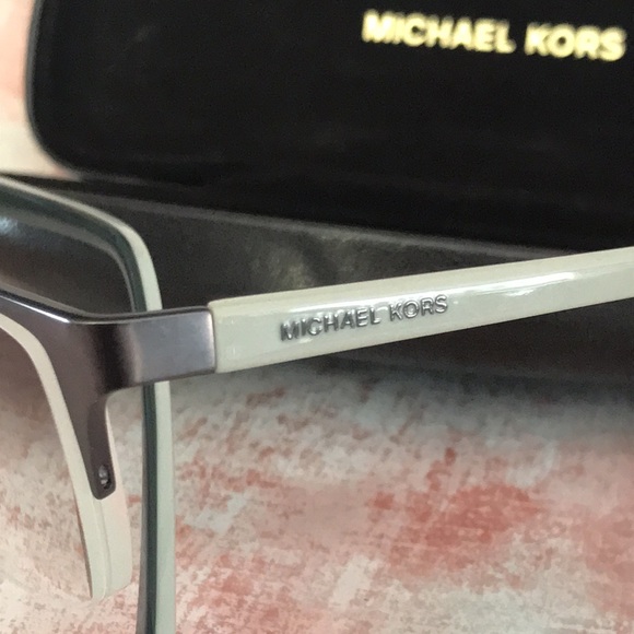 Michael Kors Eyeglasses MK743 033 Titanium Brown Half Rim Frame with Case - Picture 7 of 11